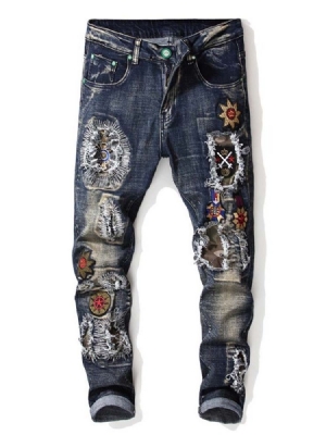 Mænds Midje Vintage Jeans