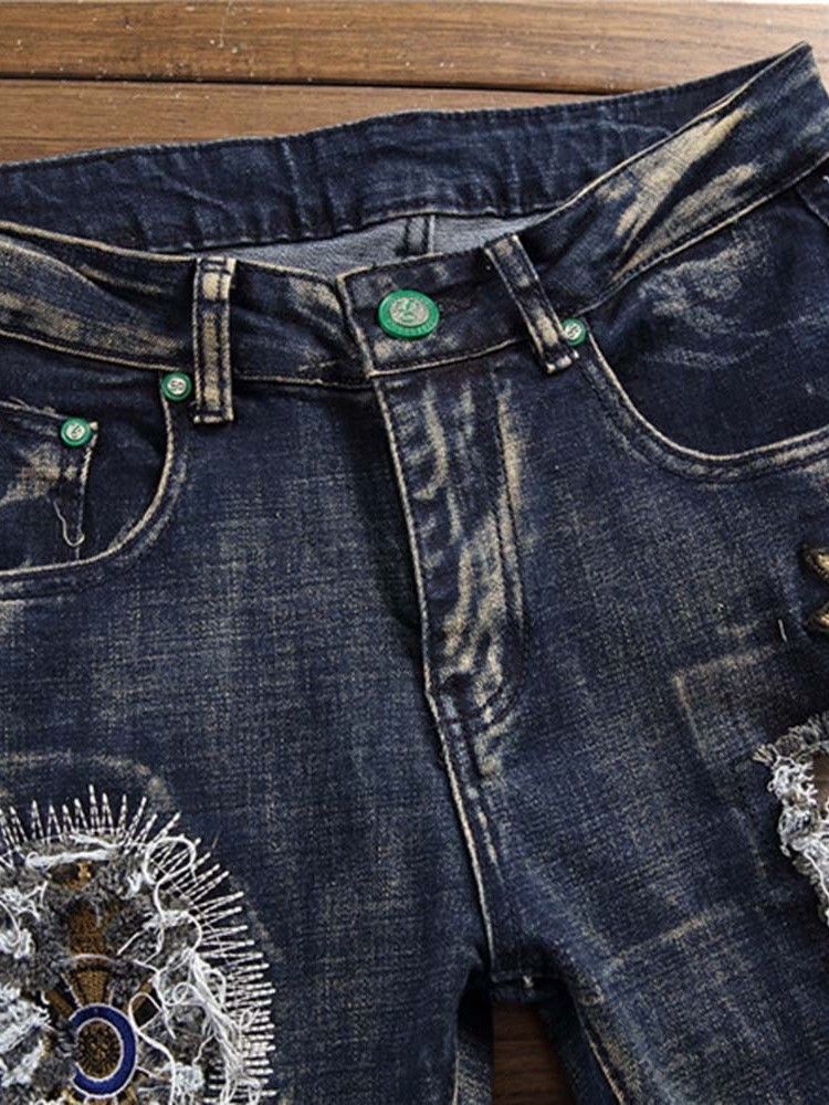 Mænds Midje Vintage Jeans