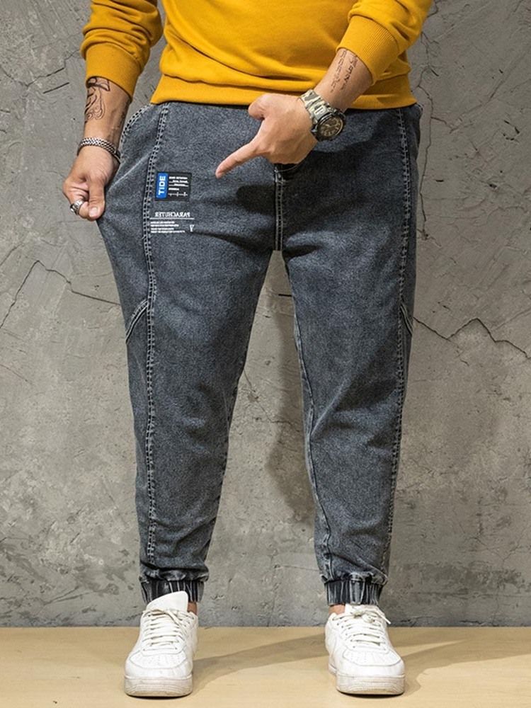 Pocket Japanese Zipper Jeans Til Mænd