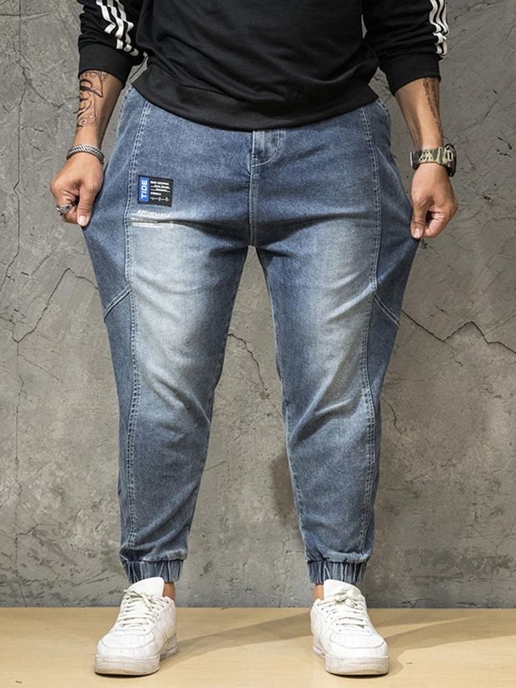 Pocket Japanese Zipper Jeans Til Mænd