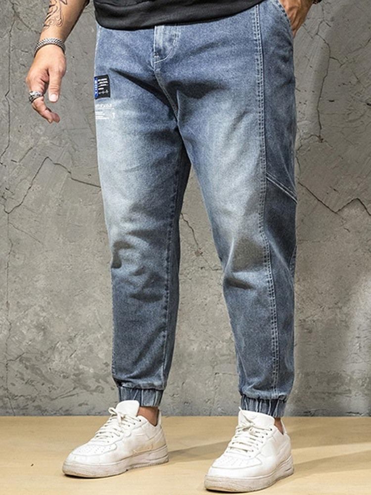 Pocket Japanese Zipper Jeans Til Mænd