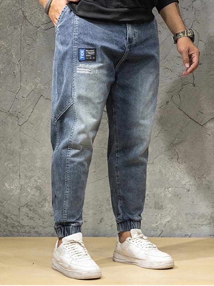 Pocket Japanese Zipper Jeans Til Mænd