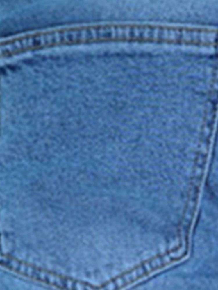 Pocket Mens Mid Waist Jeans