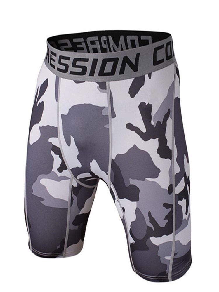 Herre Camouflage Summer Shorts Sportsbukser