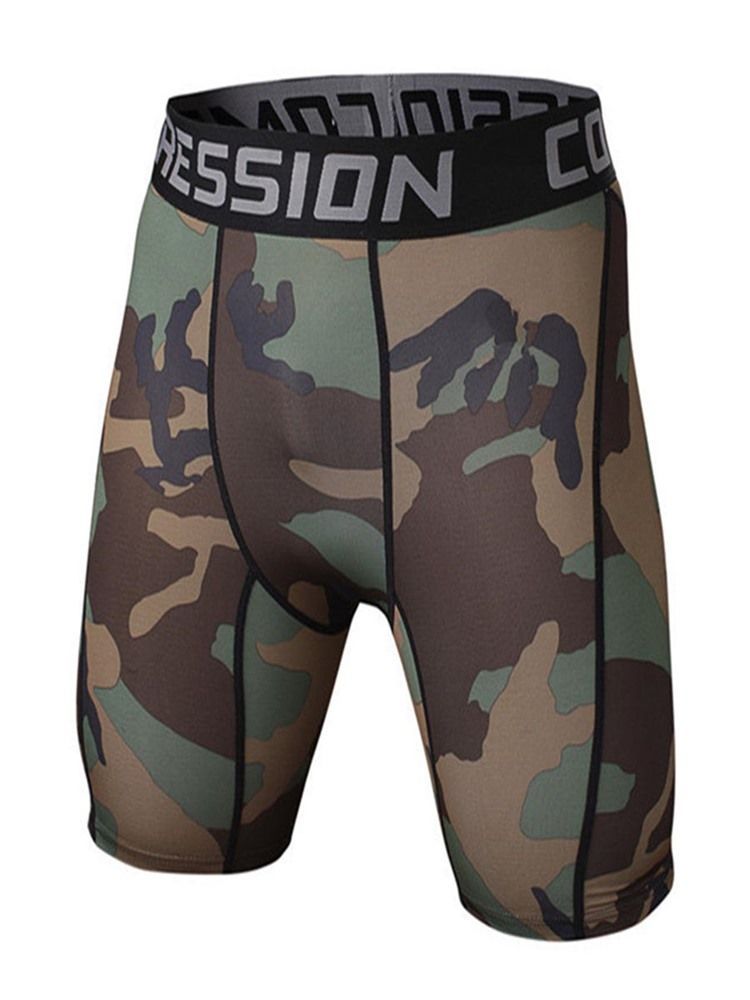 Herre Camouflage Summer Shorts Sportsbukser