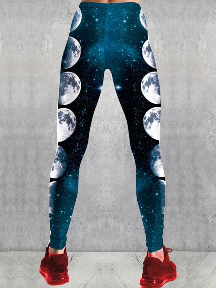 Kvinder Color Block Print High Waist Gym Sports Yoga Pants High Waist Tiktok Leggings