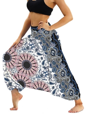 Kvinders Boho Print Polyester Yoga Harembukser