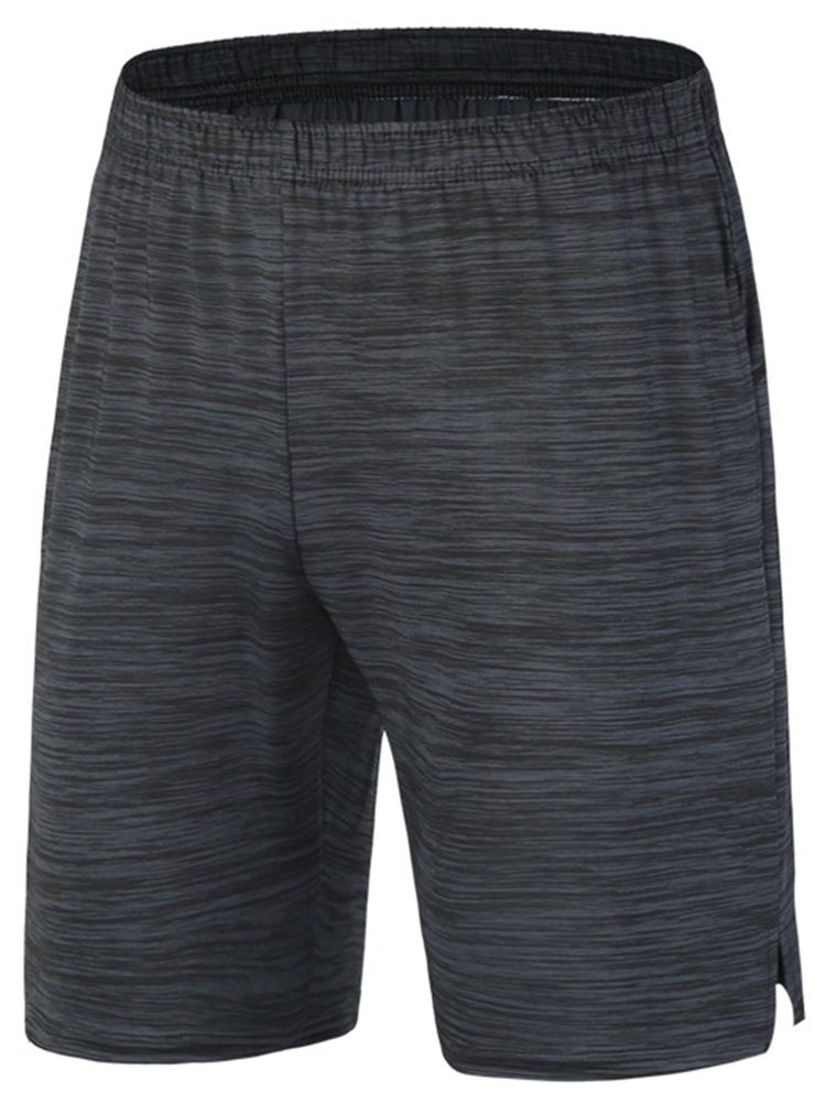 Mænd Solid Anti-shrink Sports Shorts Løbebukser