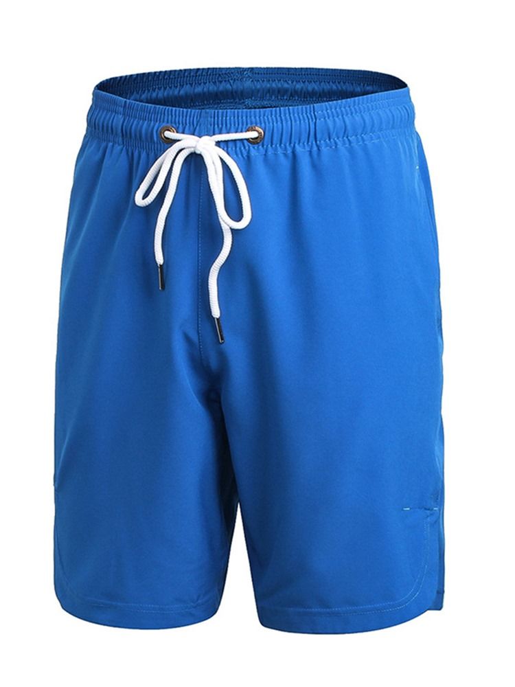 Mænd Solid Hurtigtørrende Basketball Shorts Sportsbukser