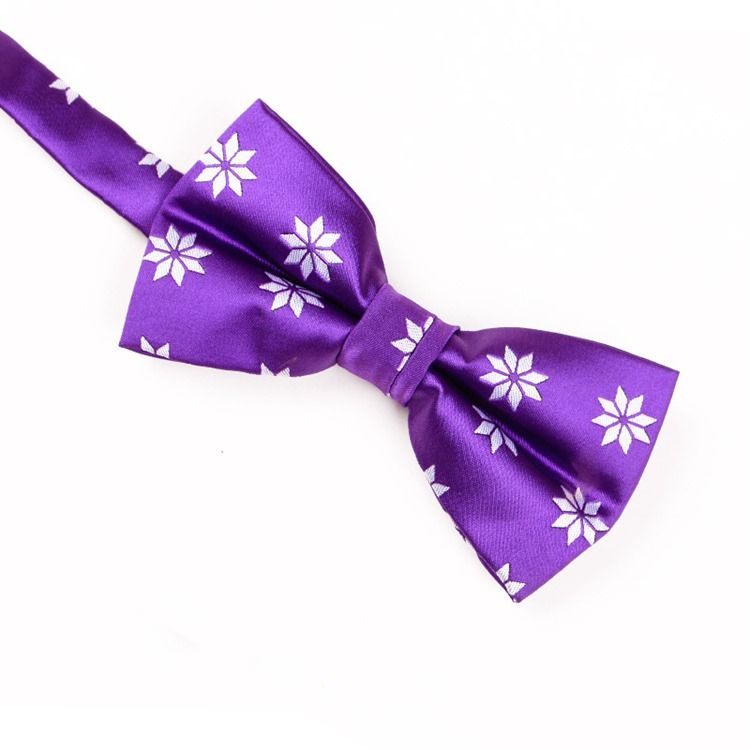 Mænds Bryllup Lilla Bowtie