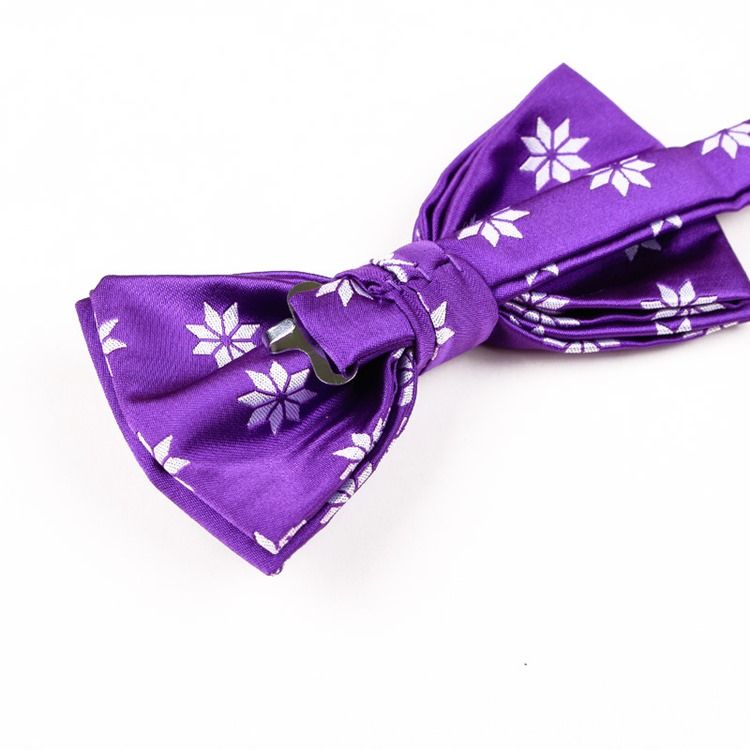 Mænds Bryllup Lilla Bowtie