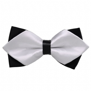 Mænds Dobbeltlag Fashionabel Bowtie I Britisk Stil