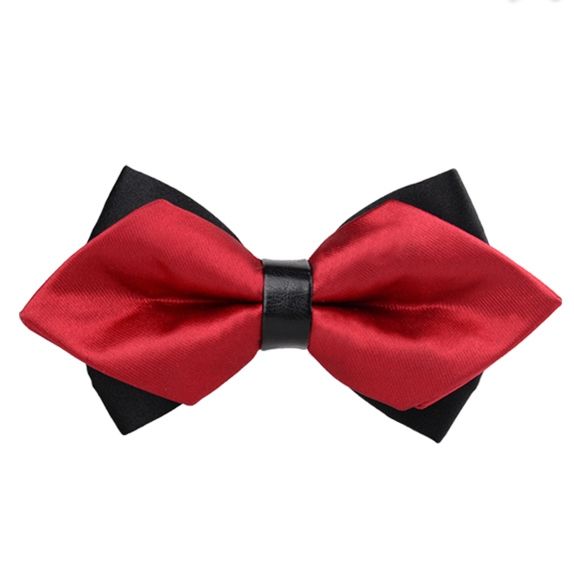 Mænds Dobbeltlag Fashionabel Bowtie I Britisk Stil