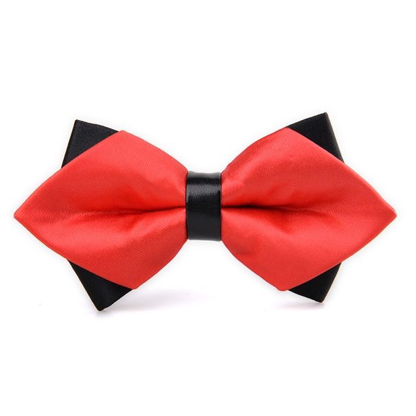 Mænds Dobbeltlag Fashionabel Bowtie I Britisk Stil