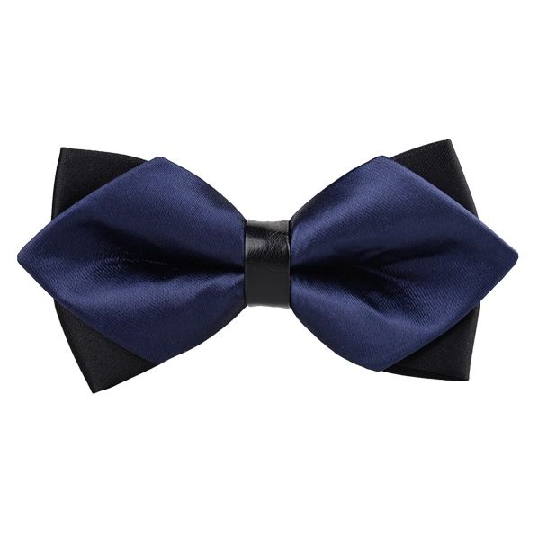 Mænds Dobbeltlag Fashionabel Bowtie I Britisk Stil