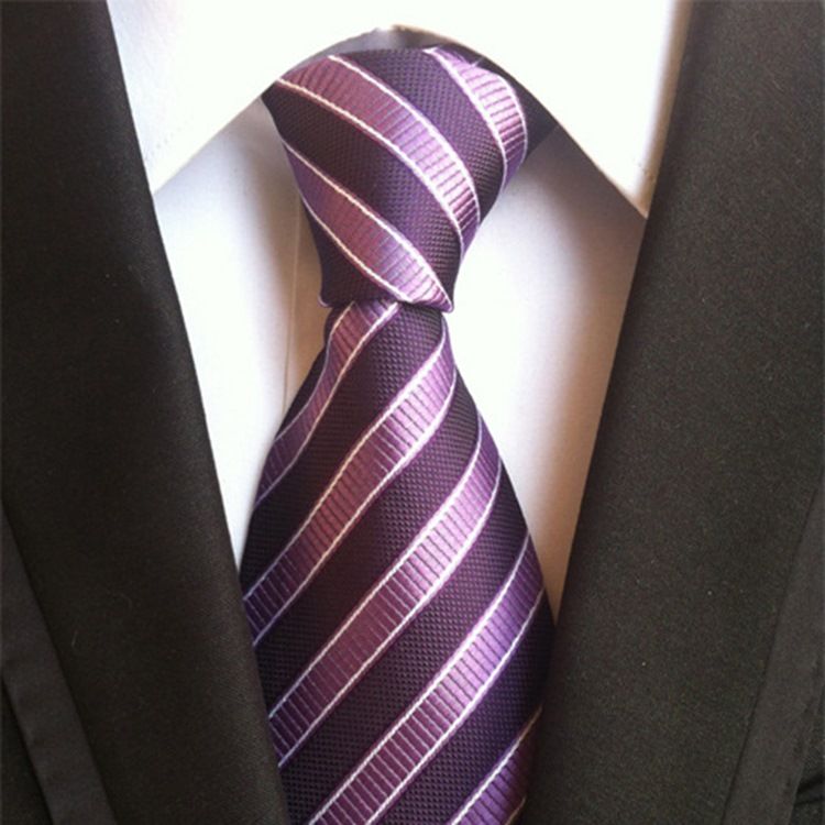 Mænds Forretning Stripe Paisley Tie For Man