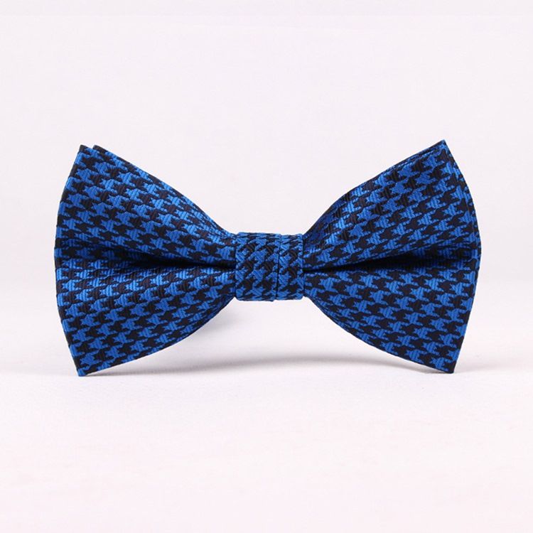 Retro Houndstooth Bowtie Til Mænd