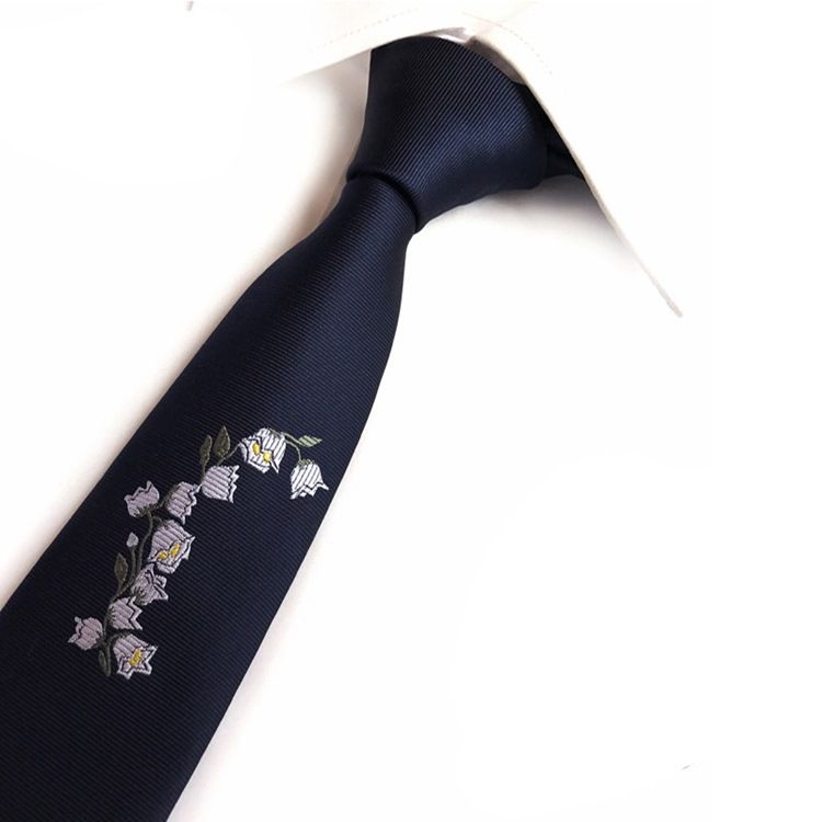 Rose Stitchwork Men Tie