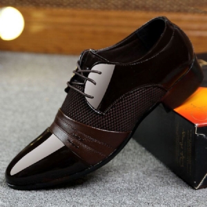 Lace-up Low-cut Upper Oxfords Til Mænd