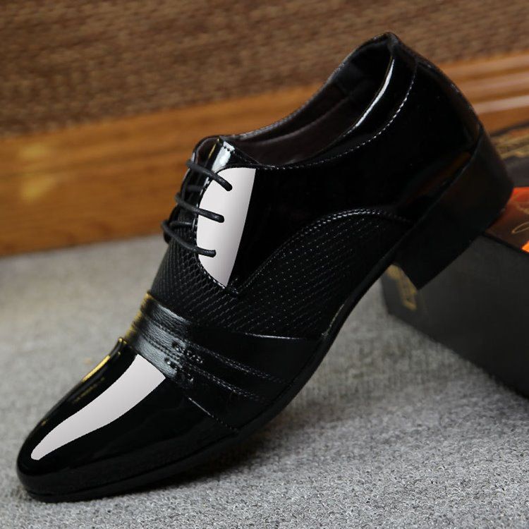 Lace-up Low-cut Upper Oxfords Til Mænd