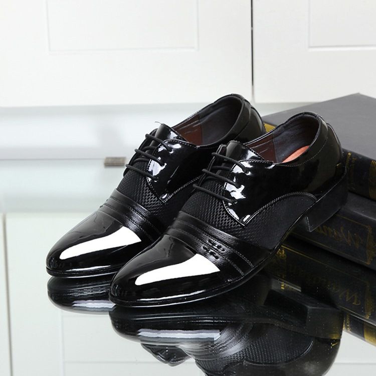 Lace-up Low-cut Upper Oxfords Til Mænd