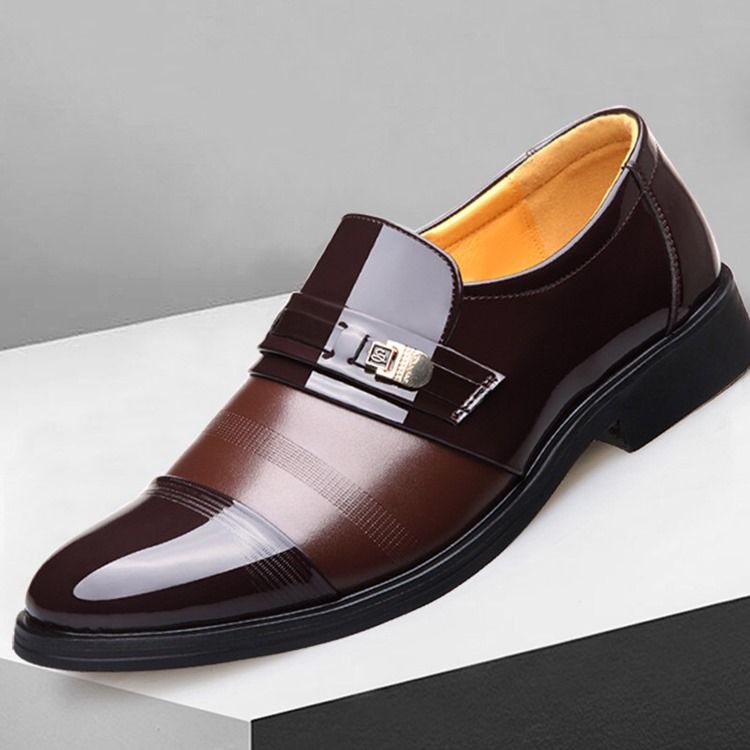 Low-cut Upper Round Toe Oxfords Til Mænd