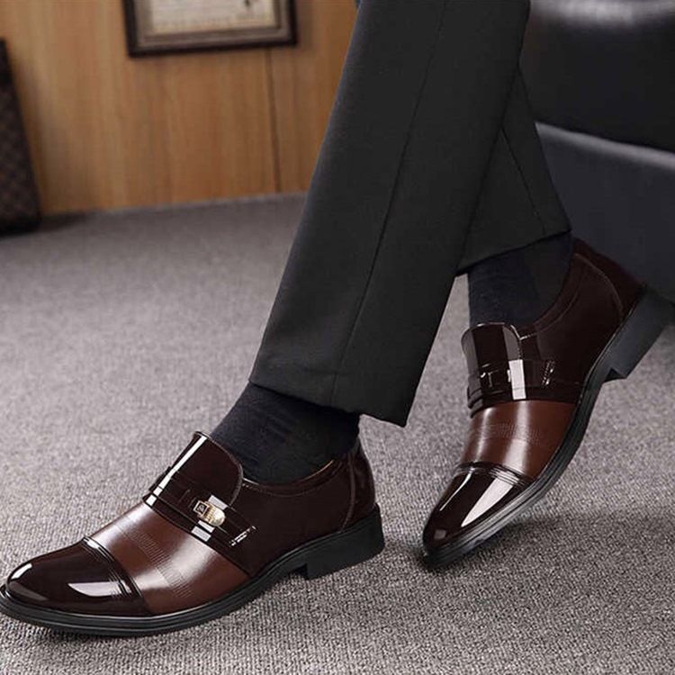 Low-cut Upper Round Toe Oxfords Til Mænd