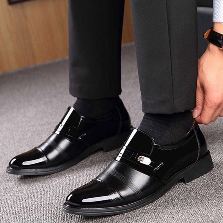 Low-cut Upper Round Toe Oxfords Til Mænd