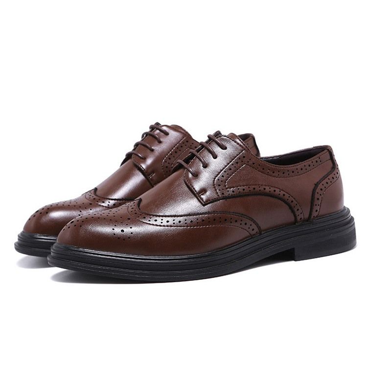 Plain England Low-cut Øvre Snørebånd Oxfords Til Mænd