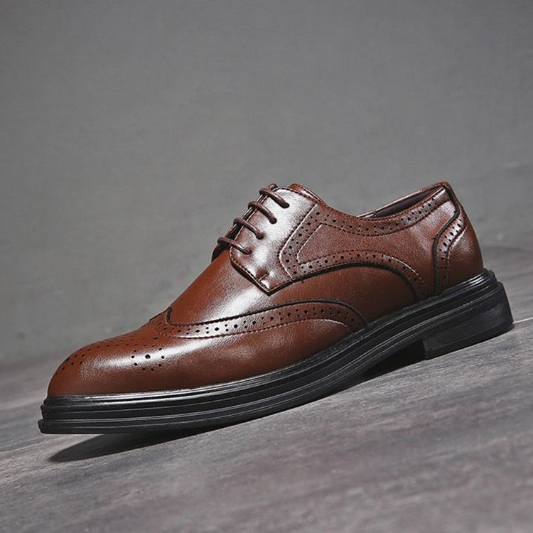 Plain England Low-cut Øvre Snørebånd Oxfords Til Mænd