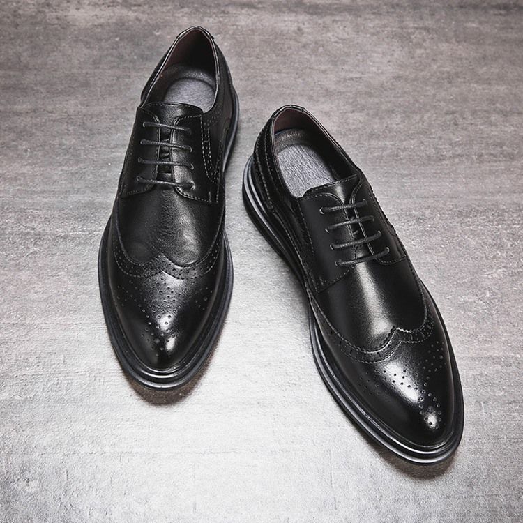 Plain England Low-cut Øvre Snørebånd Oxfords Til Mænd