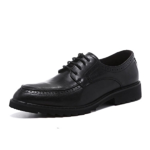 Plain Lace-up Round Toe Oxfords Til Mænd