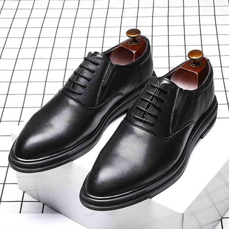 Plain Pointed Toe Low-cut Øvre Herresko