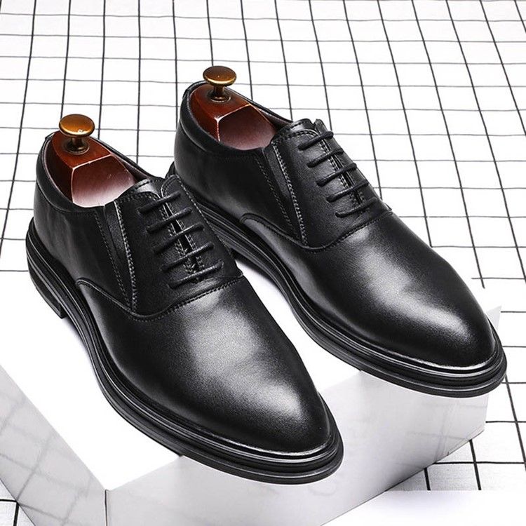 Plain Pointed Toe Low-cut Øvre Herresko