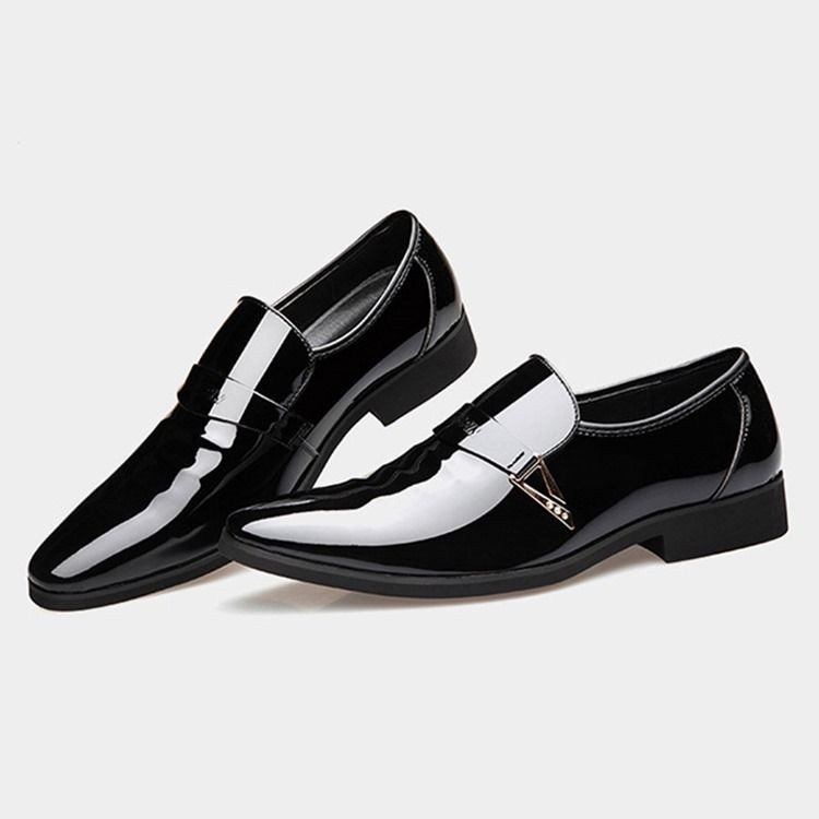 Pu Sequin Slip-on Oxford Sko Til Mænd