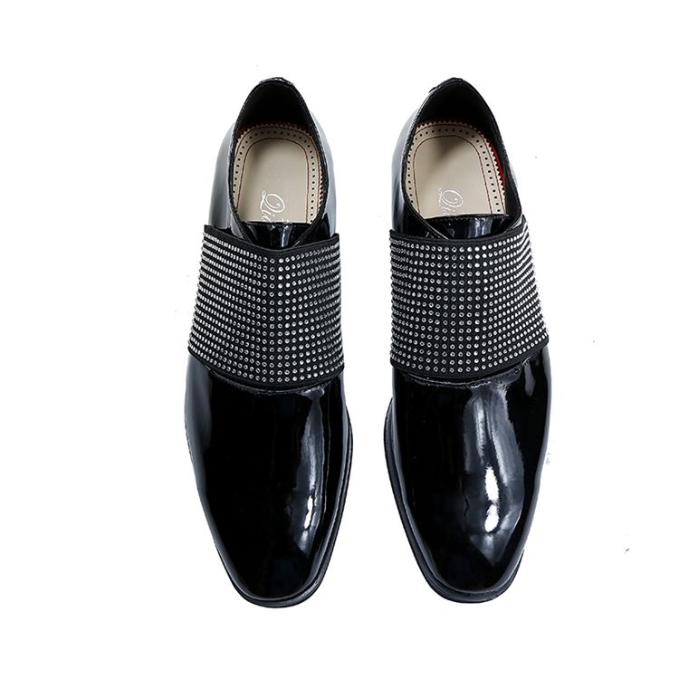 Rhinestone Slip-on Plain Oxfords Til Mænd