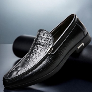 Slip-on Low-cut Upper Plain Round Toe Thin Shoes Herres Oxfords