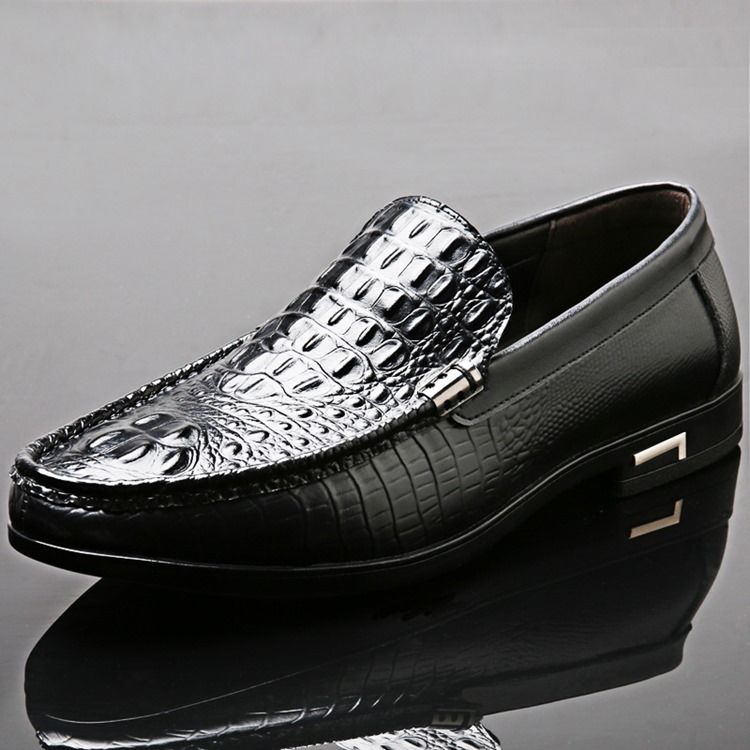 Slip-on Low-cut Upper Plain Round Toe Thin Shoes Herres Oxfords