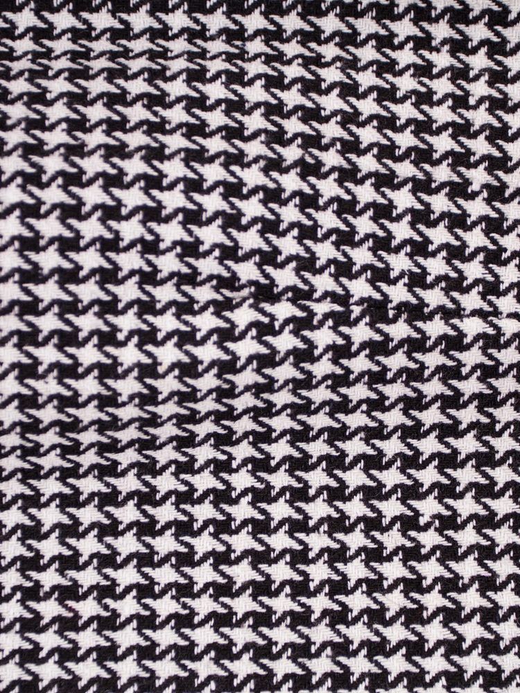 Knælængde Houndstooth Tassel Patchwork Kvinders Nederdel