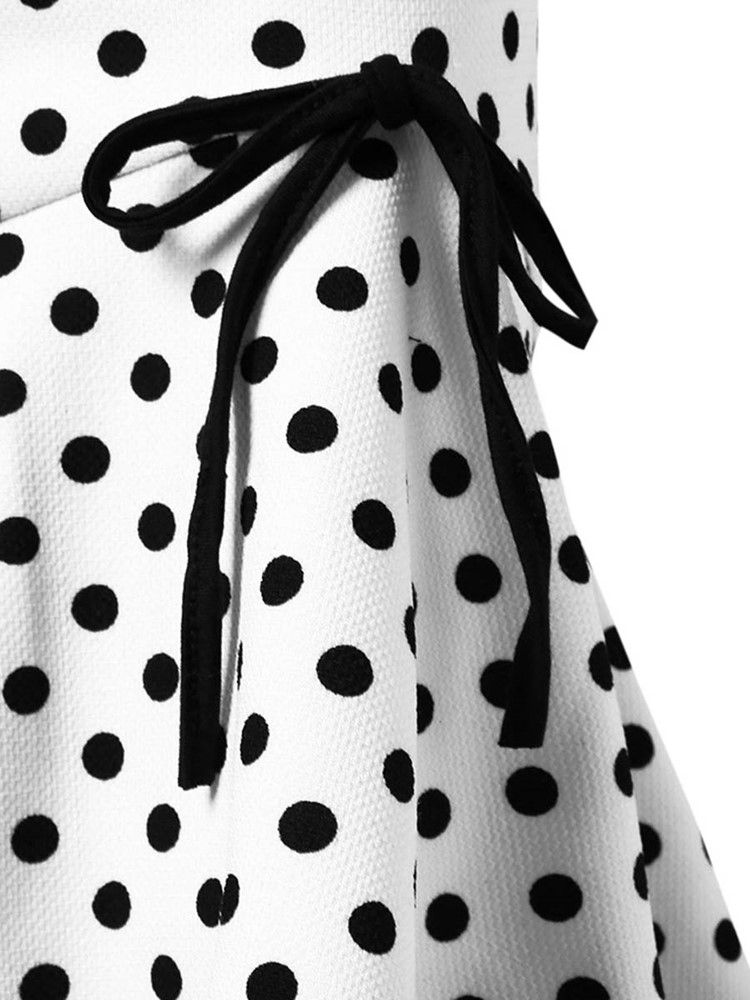 Polka Dots Bowknot Mermaid Women's Nederdel