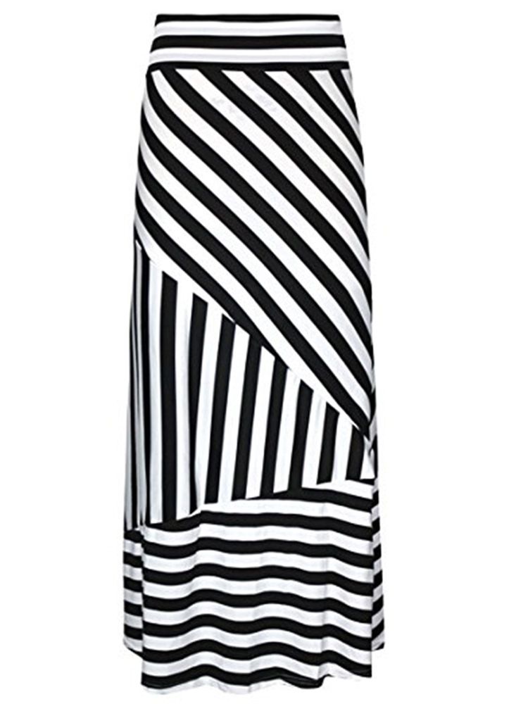 Stripe Bodycon Nederdel Til Kvinder