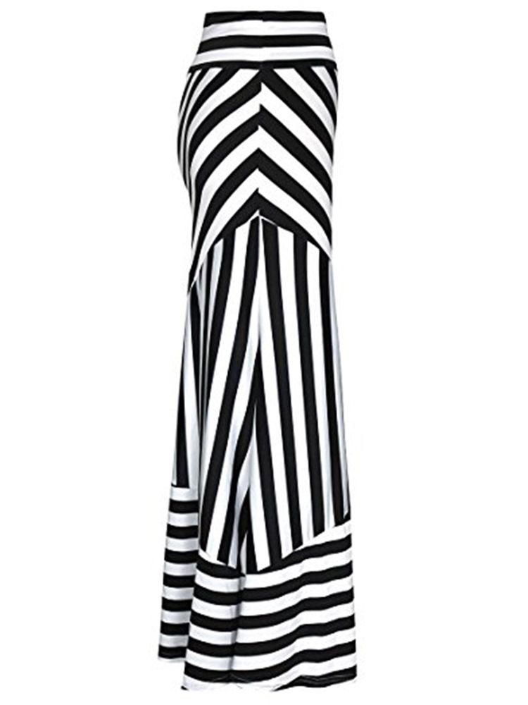 Stripe Bodycon Nederdel Til Kvinder