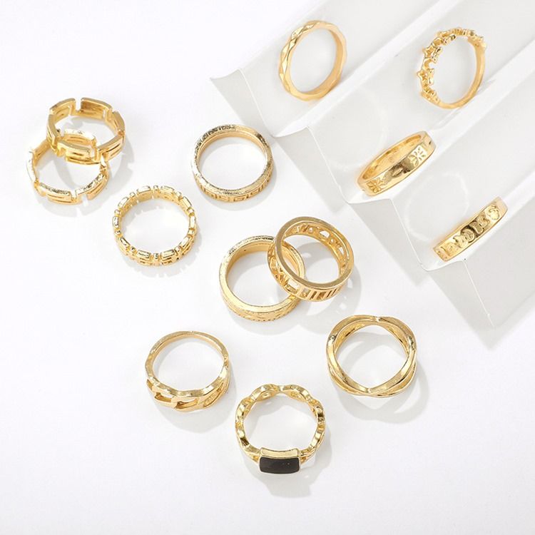 European E-plating Birthday Women's Rings