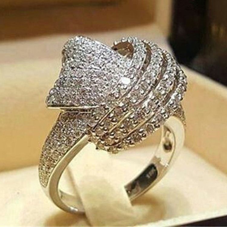 Rhinestone Diamante Shining Ring