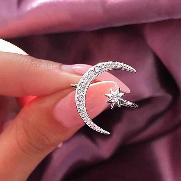 Romantisk Diamante Forlovelse Kvindelige Ringe