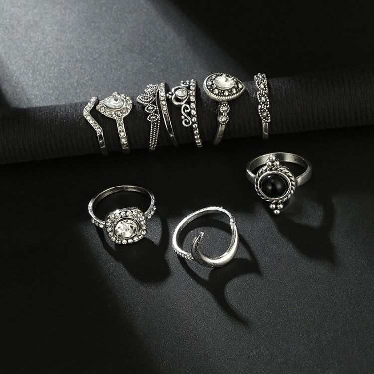 Vintage Diamante Holiday Women's Rings