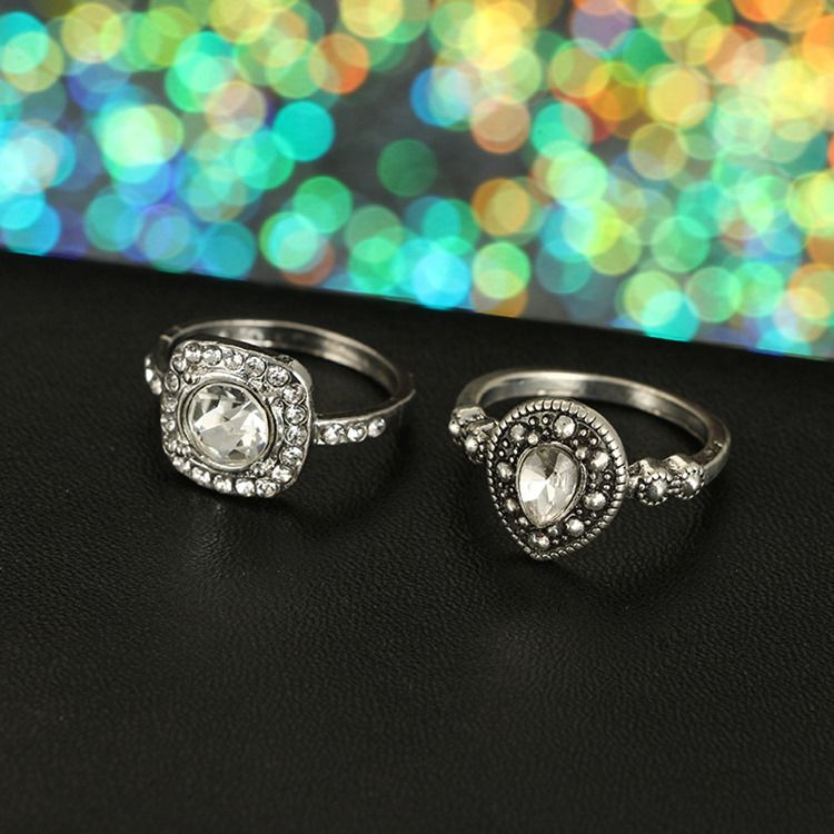 Vintage Diamante Holiday Women's Rings