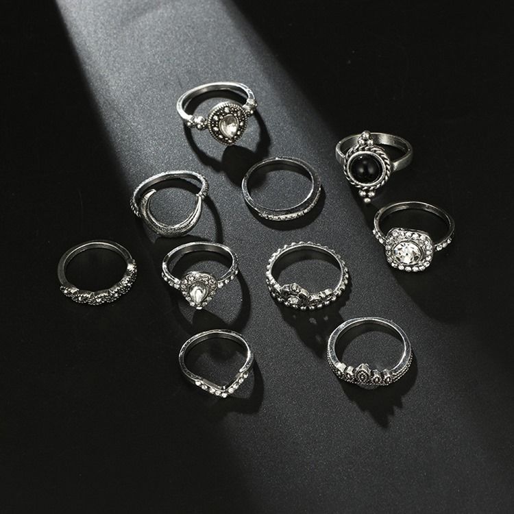 Vintage Diamante Holiday Women's Rings