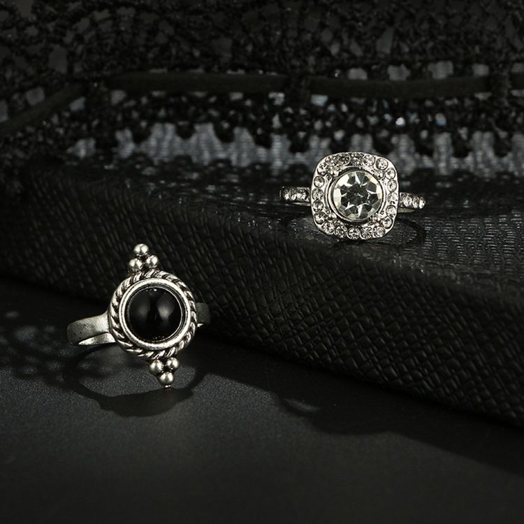 Vintage Diamante Holiday Women's Rings