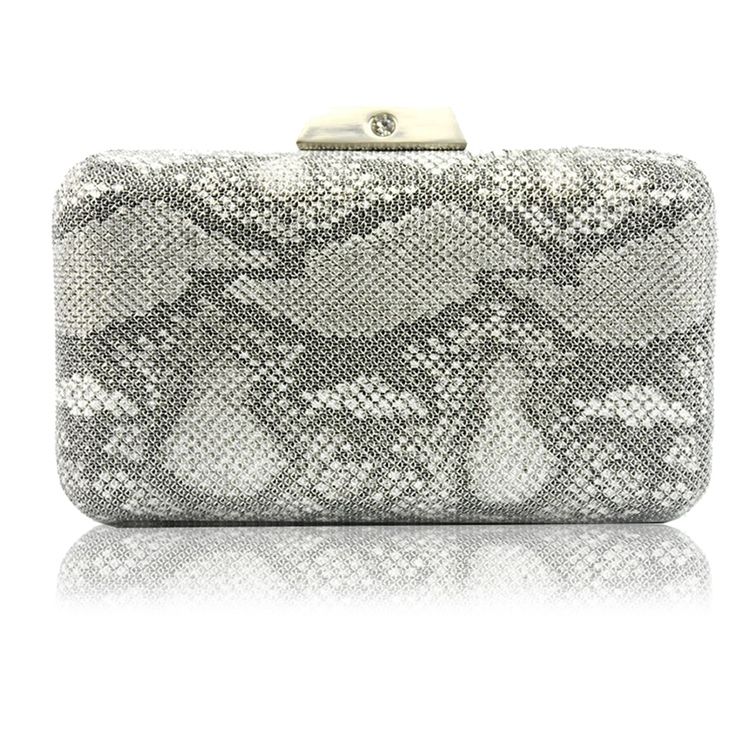 Banket Satin Snakeskin Grain Clutches Aftenpose